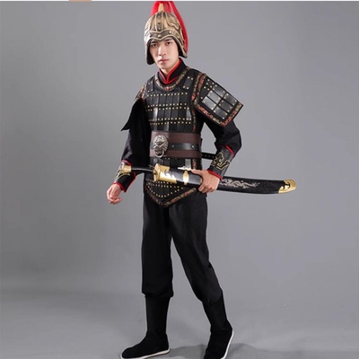 古代将军盔甲赵子龙岳飞汉朝唐朝元帅小兵甲胄战袍三国时期古装