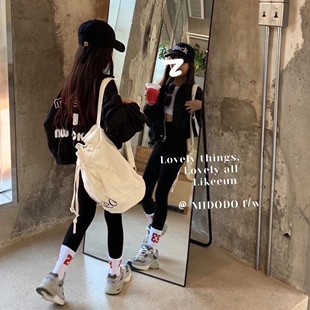 韩国网红款2022秋装新女童时髦飞行员夹克棒球服短装外套拉链衫潮