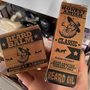 美国正品 Honest Amish Classic Beard Oil 2oz