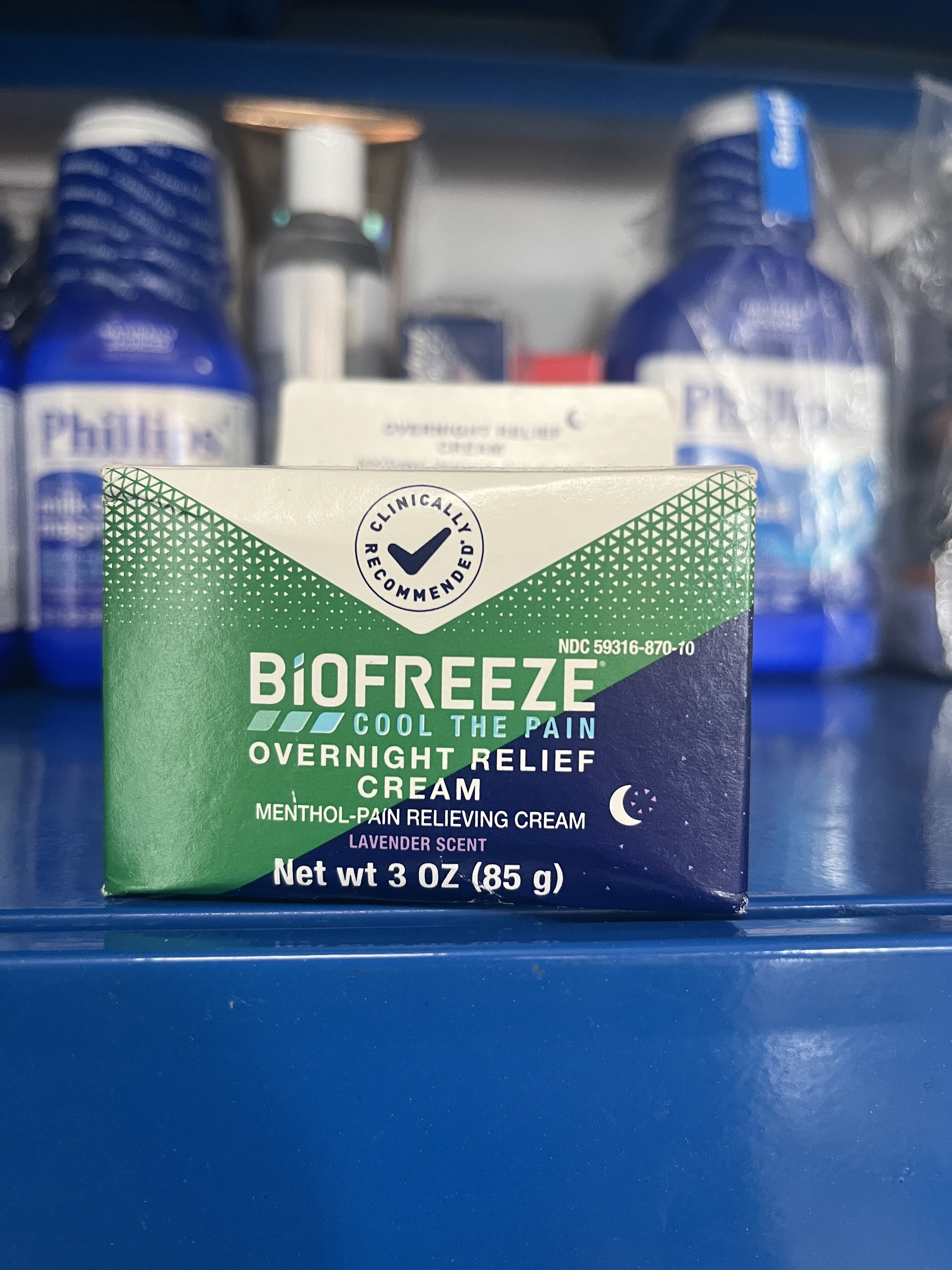 现货 美国Biofreeze Cool the pain 薄荷醇缓解霜缓解肌肉关节85g