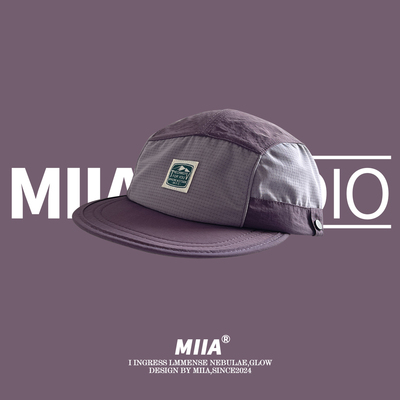 日系五片小山贴标刺绣速干棒球帽