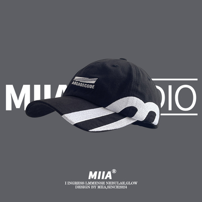 双线刺绣美式复古棒球帽