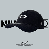 显脸小鸭舌帽遮阳防晒男女同款 47复古水洗刺绣棒球帽夏季 百搭时尚