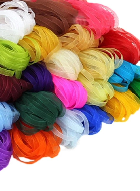 3mm宽透明雪纱带丝带布彩带缎带绸带礼品包装钩帽子丝带(40米/扎)