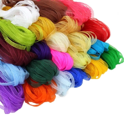 3mm宽透明雪纱带丝带布彩带缎带绸带礼品包装钩帽子丝带(40米/扎)