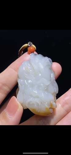 天然精品新疆和田籽料 祥龙罗汉 50×37×30mm正品证书二十年老店