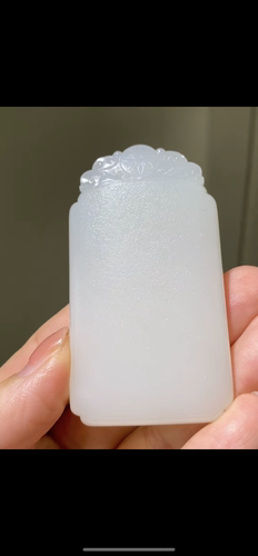 天然精品新疆和田玉籽料 满皮平安无事牌 66*36*11mm正品证书老店