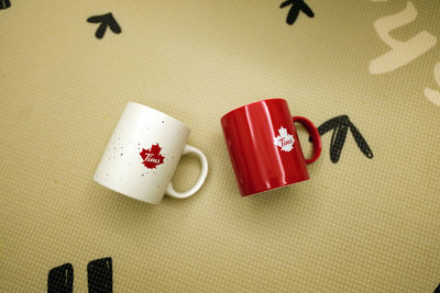 圣诞点缀经典红白情侣款马克杯