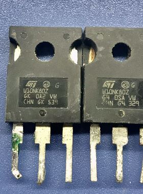 回收电子元器件W10NK80Z W10NC80Z 10A800V进口拆机 MOS场效应管