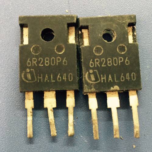 回收电子元器件6R280P6 MOS场效应管 TO-247 原装进口拆机件