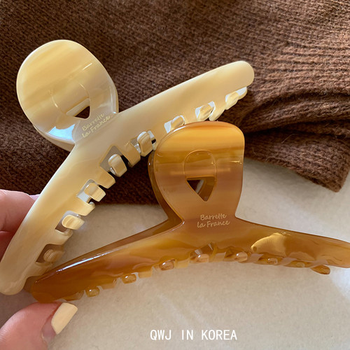 韩国France盘发发抓法式鲨鱼夹