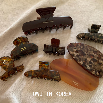 韩国进口France金标法式醋酸发夹