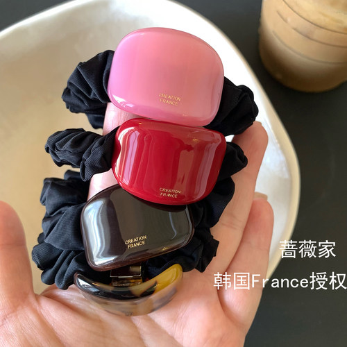 韩国进口CF金标新款醋酸方块发圈