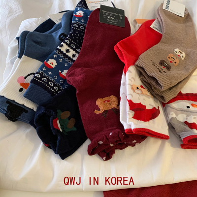 坠后一波圣诞袜~韩国进口