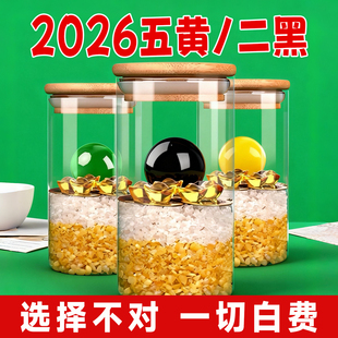 2026年五黄二黑真安忍水摆件床头朝西卫生间厕所在西北角安仁水瓶