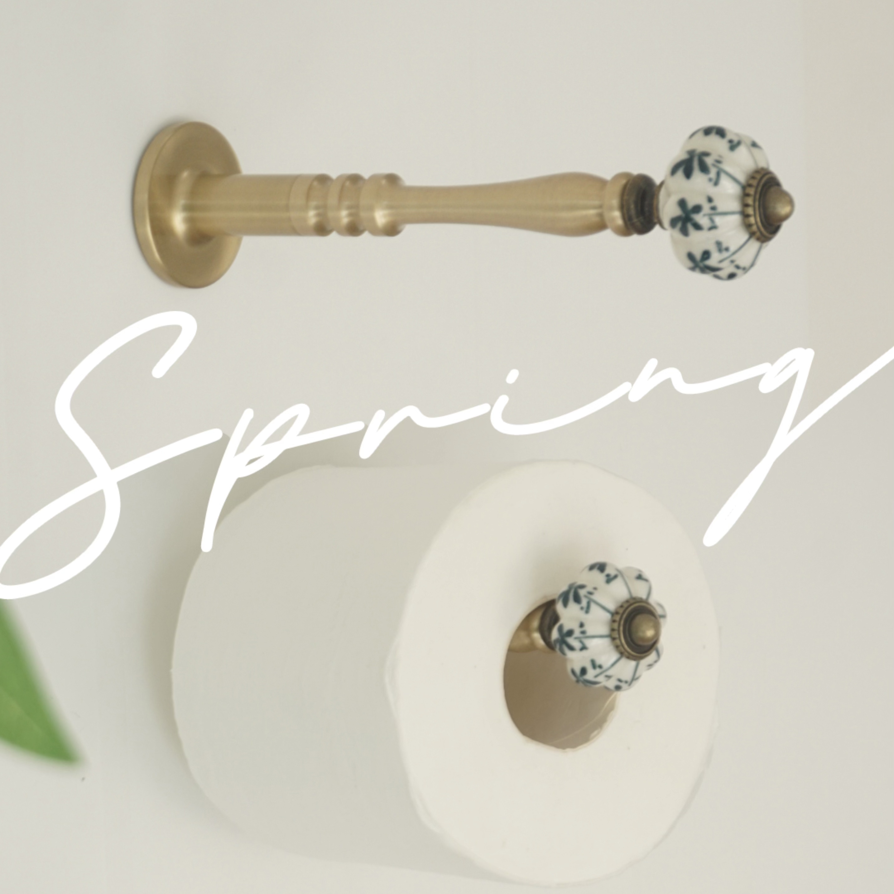 免打孔卫生间卷纸架黄铜厕纸架