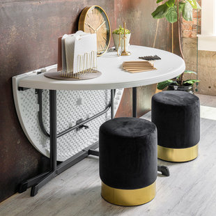 lifetime轻型折叠桌简约餐桌饭店酒店圆桌塑料聚餐圆形10人便携