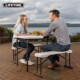 lifetime野餐桌防雨防水户外折叠桌椅露营野营车载折叠桌椅