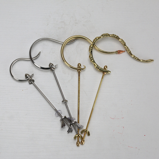 鸟笼挂钩钩子柳莺黄鸟纯铜不锈钢绣眼玉鸟太子龙竹鸟笼配件