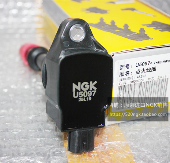 飞度1.3L 思迪 理念1.3L L13A3发动机用NGK高压包点火线圈U5097