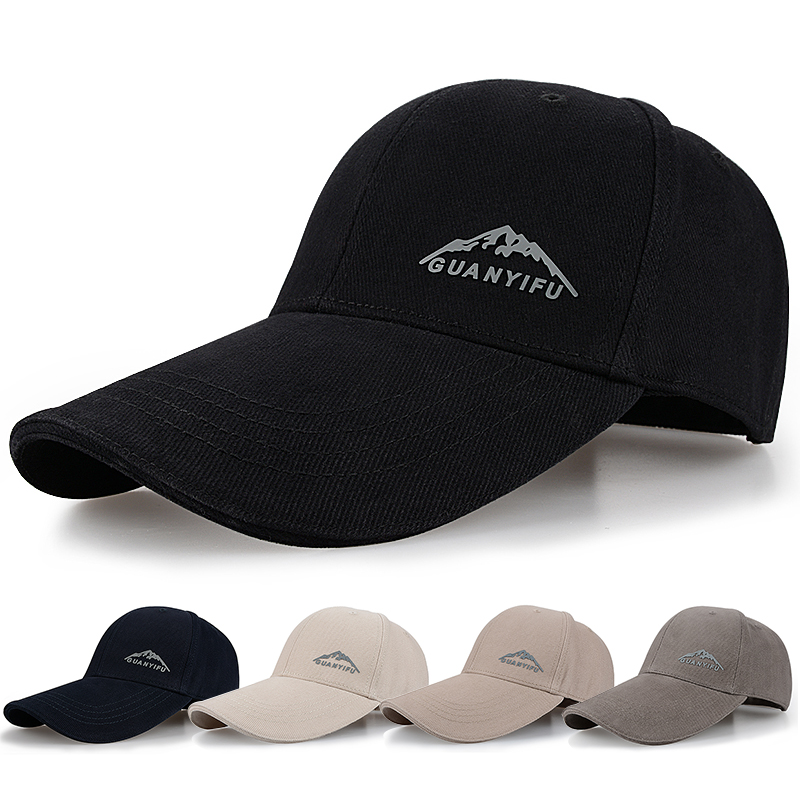 男士加长檐户外休闲风运动太阳帽