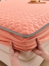 A类牛奶绒加厚床笠单件冬季 珊瑚绒床罩套床垫保护套防滑全包床单