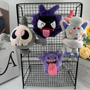 新款小号小精灵吐舌耿鬼夜光鬼斯巡灵洗翠地区索罗亚背包毛绒挂件