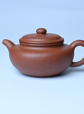美壶网紫砂壶手工手制特好紫砂共生矿料扁古壶 茶壶 茶具 230cc