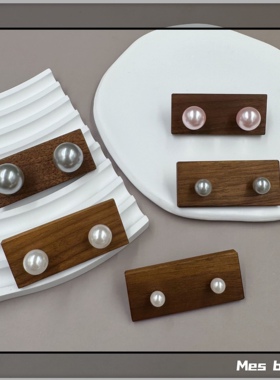 Bijoux 经典复古高品质港风强光仿珍珠21家博主同款925银针耳钉女