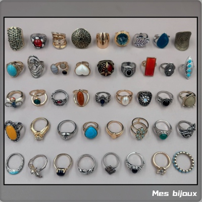 特价清仓欧美订单库存孤品小众复古个性做旧夸张镶嵌宝石宫廷戒指