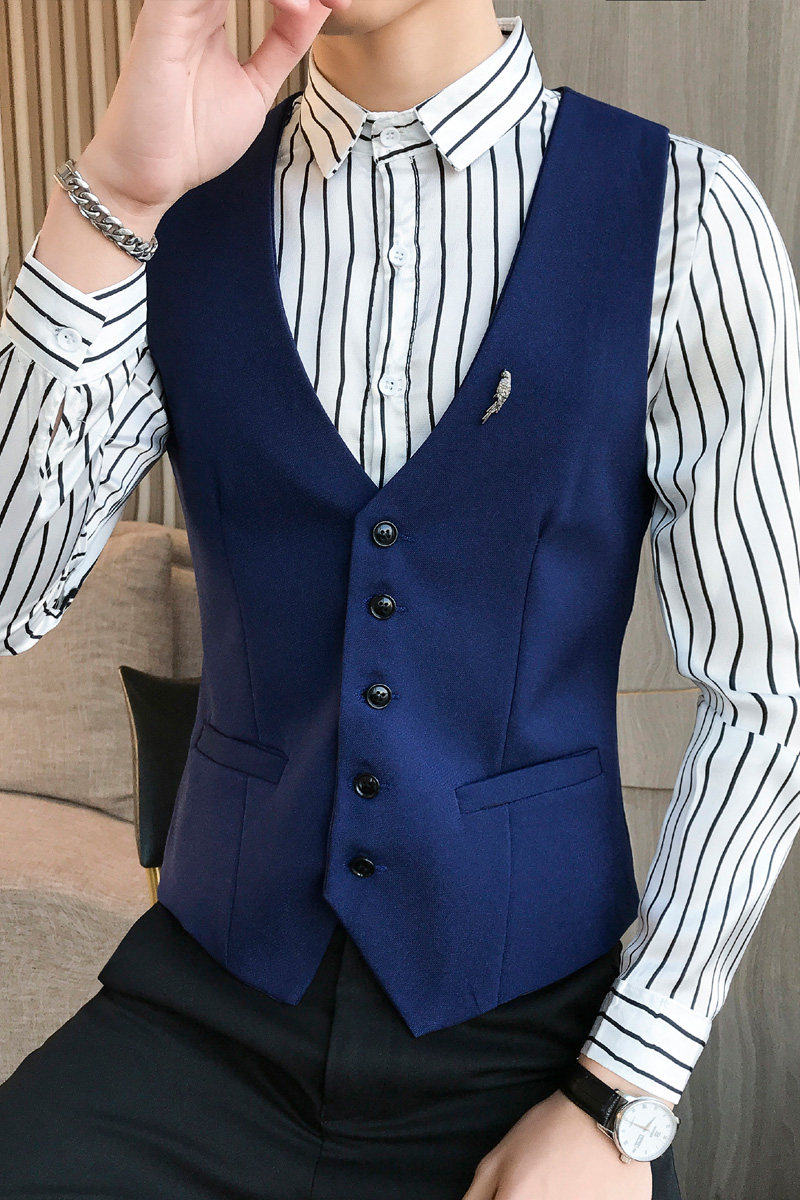 LP755-新款男韩版修身短款马甲KT夜店酒吧马甲工作服P50,男装背心/马甲,星座717A