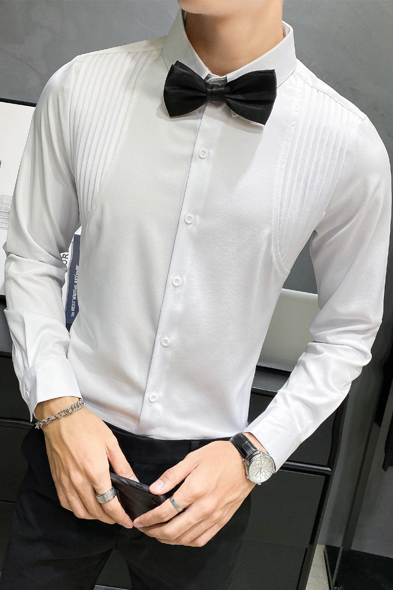 LT130*宫廷风男休闲长袖衬衫夜店酒吧KTV男女款衬衣工作服大码P50,男装衬衫,星座717A