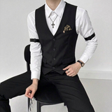 QS731*中性男女款V领单马甲酒吧KTV马甲P50，男装背心/马甲，星座717A