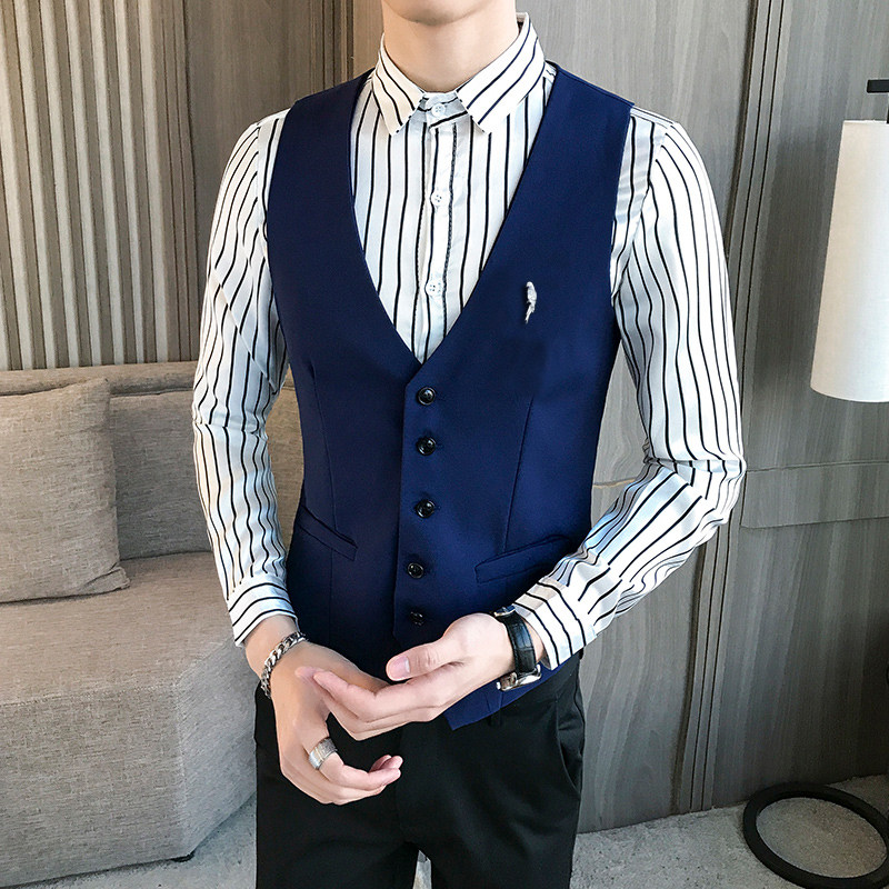 LP755-新款男韩版修身短款马甲KTV夜店酒吧马甲工作服P50,男装背心/马甲,星座717A