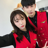 Q8758-新款空少系列男女款短马甲外套工作服发型师马甲P50，男装背心/马甲，星座717A