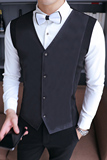 YC101-春秋男衬衫马甲两件套夜店酒吧KTV衬衫工作服大码P55，男装衬衫，星座717A