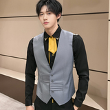 QS793*男士休闲马甲夜店酒吧KTV马甲工作服P50，男装背心/马甲，星座717A