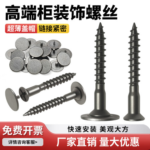 高定螺丝带装饰盖自攻机丝