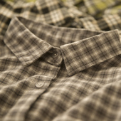 女薄外套 衬衫 泪海 春复古港味叠穿全棉日系男友风宽松格子长袖