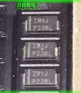 实拍10BQ100TRPBF IR1J肖特基贴片整流二极管封装SMA DO-214AC