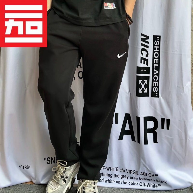NIKE耐克男子款休闲训练经典收腿加绒运动长裤716831-063-410-010