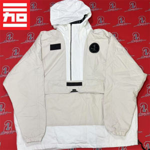 运动休闲防风保暖连帽棉服外套
