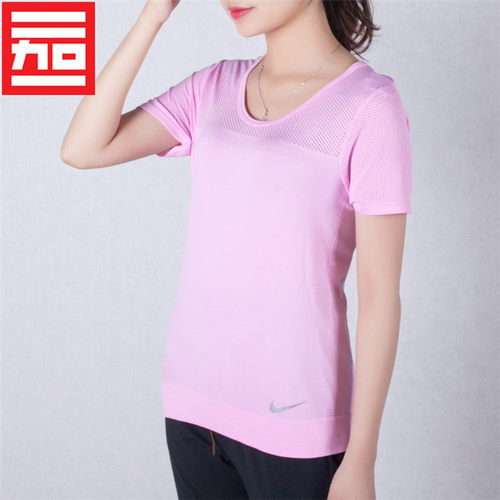 Nike耐克女子款速跑步运动短袖