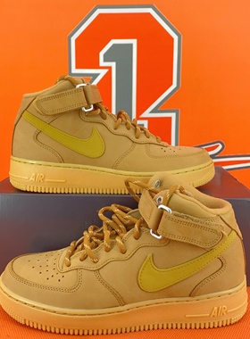 Nike耐克Air Force 1男女款AF1空军中高帮经典休闲板鞋DJ9158-200