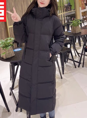 Adidas/阿迪达斯连帽长款棉服