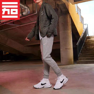 Nike加绒修身跑步运动长裤