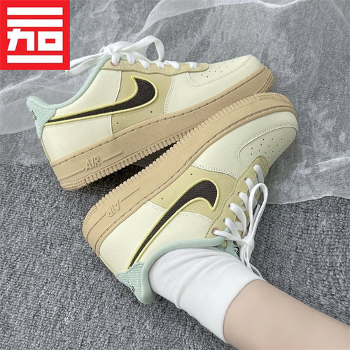 灰蓝色空军一号复古低帮板鞋