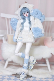 （少量现货）冬日眠羊  四分普体 BJD款毛绒外套娃衣