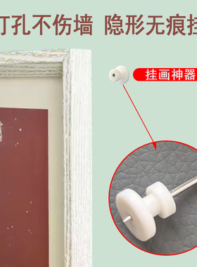 迷你无痕钉挂画墙钉家用免打孔墙上挂钩字画相框钟表挂墙隐形钉子