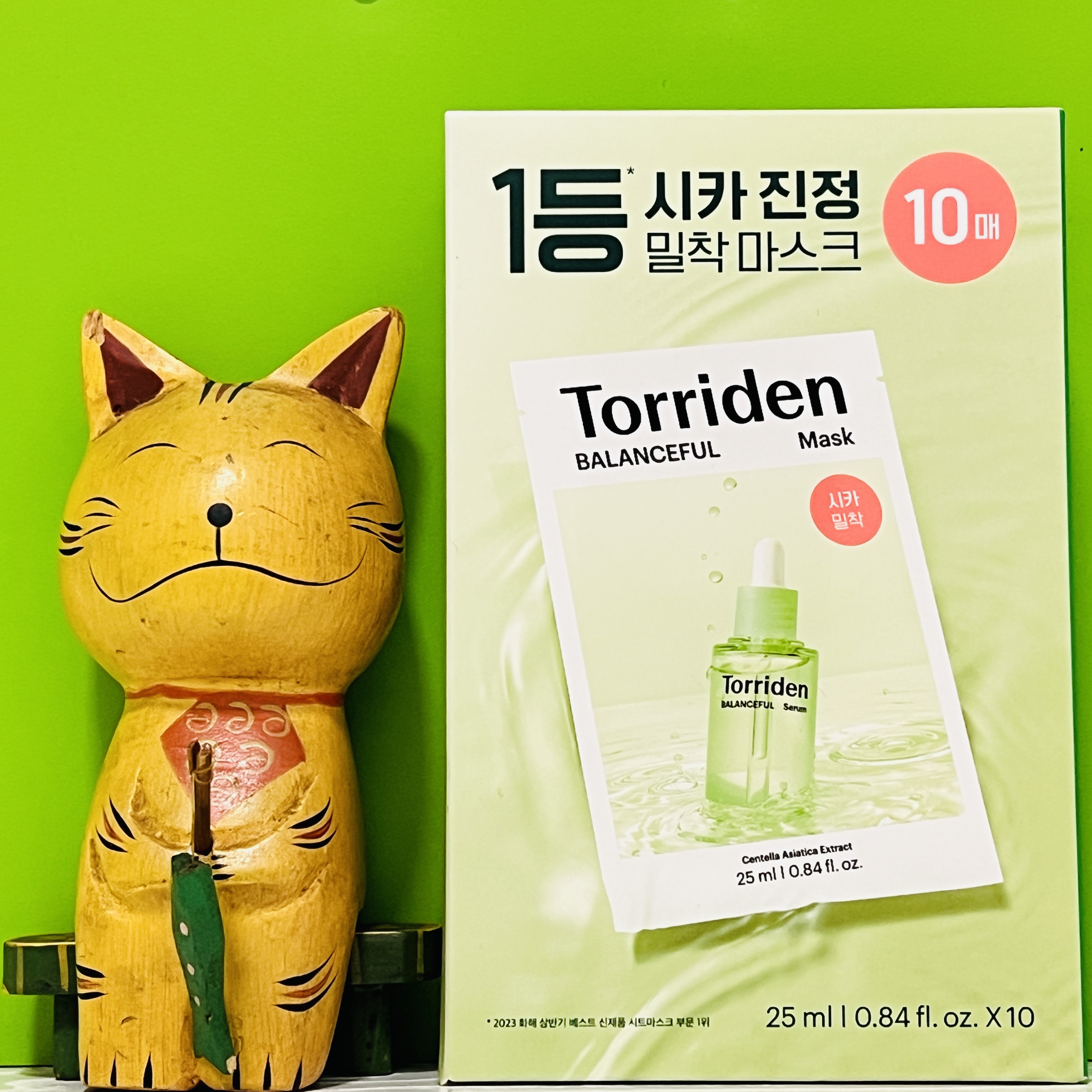 Torriden桃瑞丹积雪草面膜10片/盒